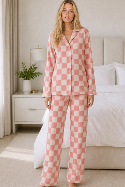 Kadın Casual Esnek Bol Pijama Takımı 4672
