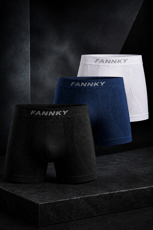 Erkek Rahat Esnek Seamless 3 Lü Boxer