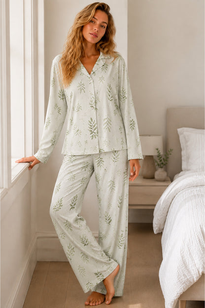 Kadın Bürümcük Tam Boy Pijama Takımı