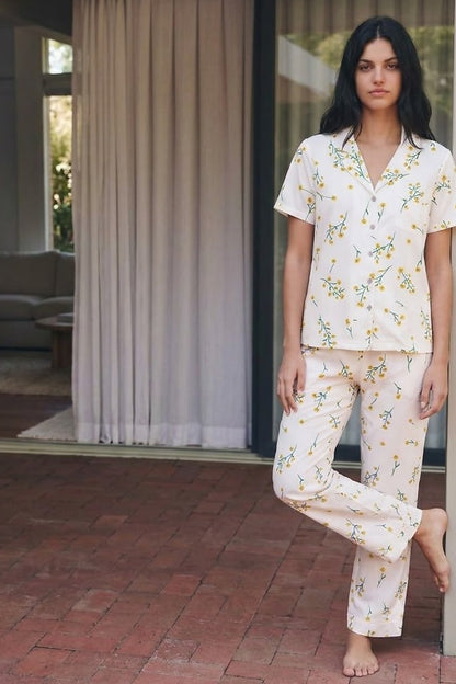 Viskon Karışım Homewear Pijama Takımı