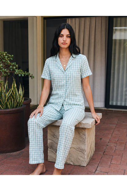 Viskon Karışım Homewear Pijama Takımı