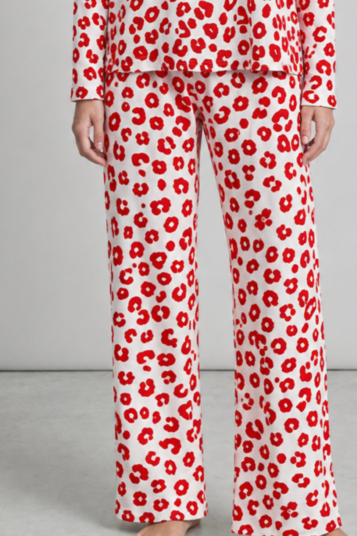 Kadın Comfort Esnek Pijama Takımı 4686