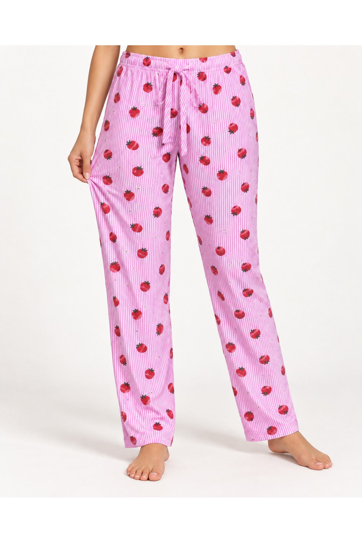 Kadın Premium Desenli Rahat Kesim Pijama Altı 4773
