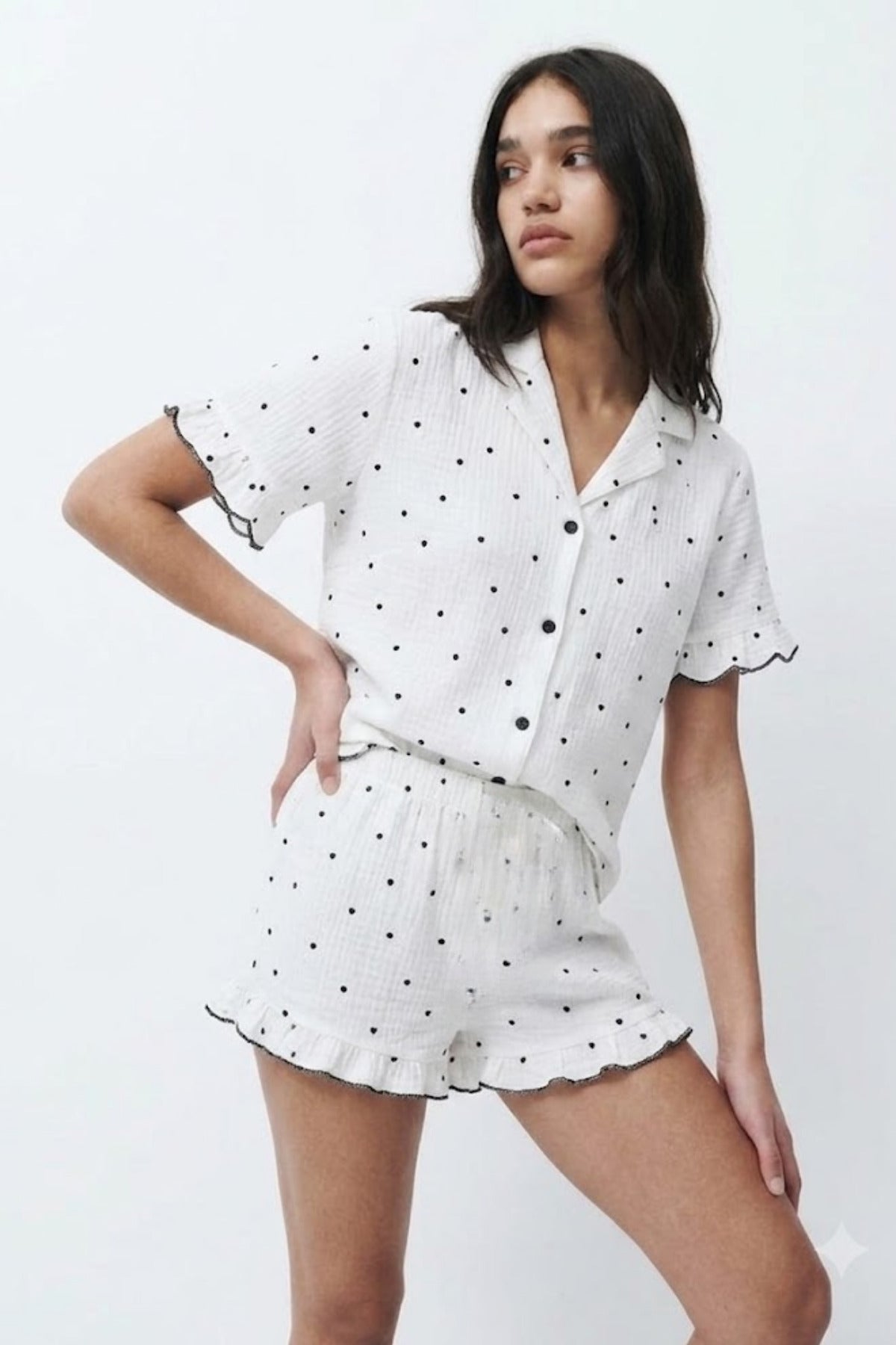 Kadın Desenli Trend Pijama Takımı