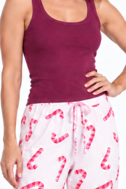 Kadın Trend Günlük Bluz Desenli Pijama Takımı