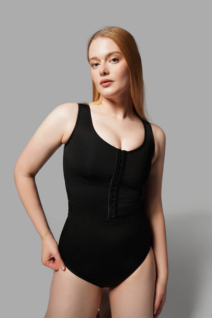 Kalın Askılı Agraflı Body Slip 9064