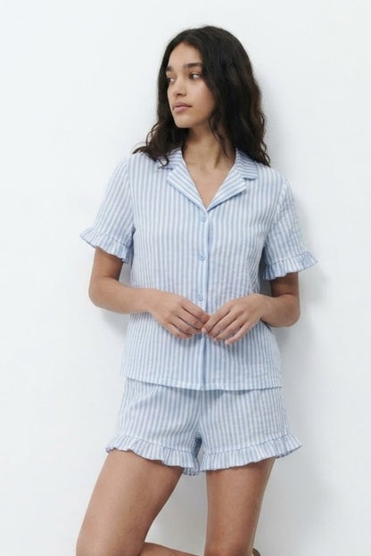 Kadın Desenli Trend Pijama Takımı