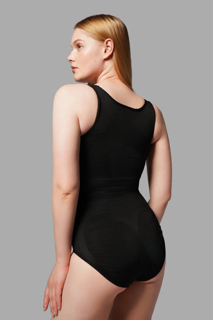 Kalın Askılı Agraflı Body Slip 9064
