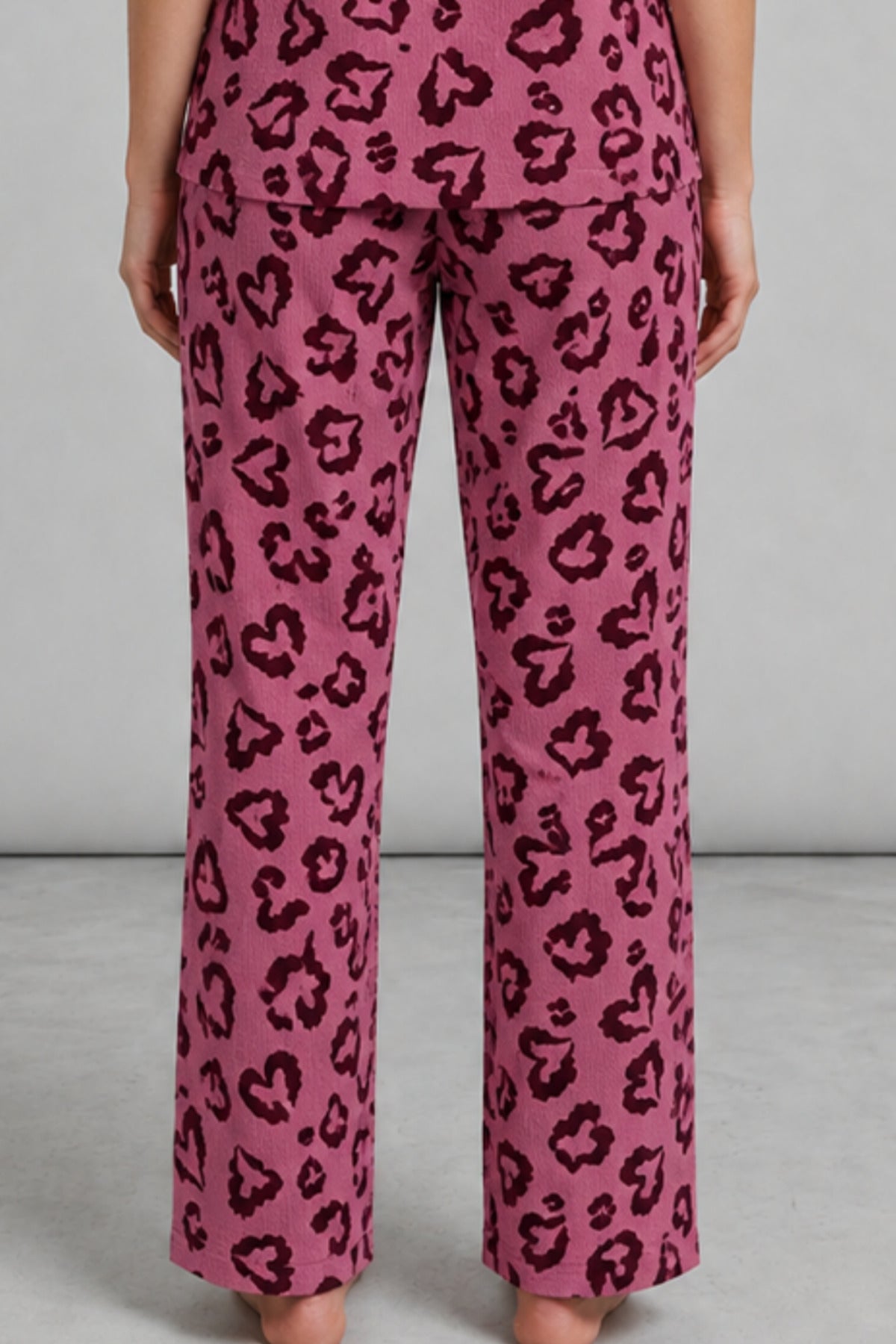 Kadın Kısa Kollu Rahat Pijama Takımı 4728