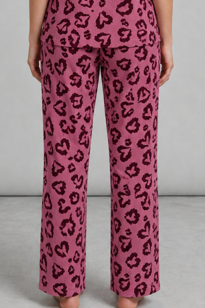Kadın Kısa Kollu Rahat Pijama Takımı 4728