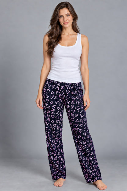 Kadın Trend Günlük Bluz Desenli Pijama Takımı