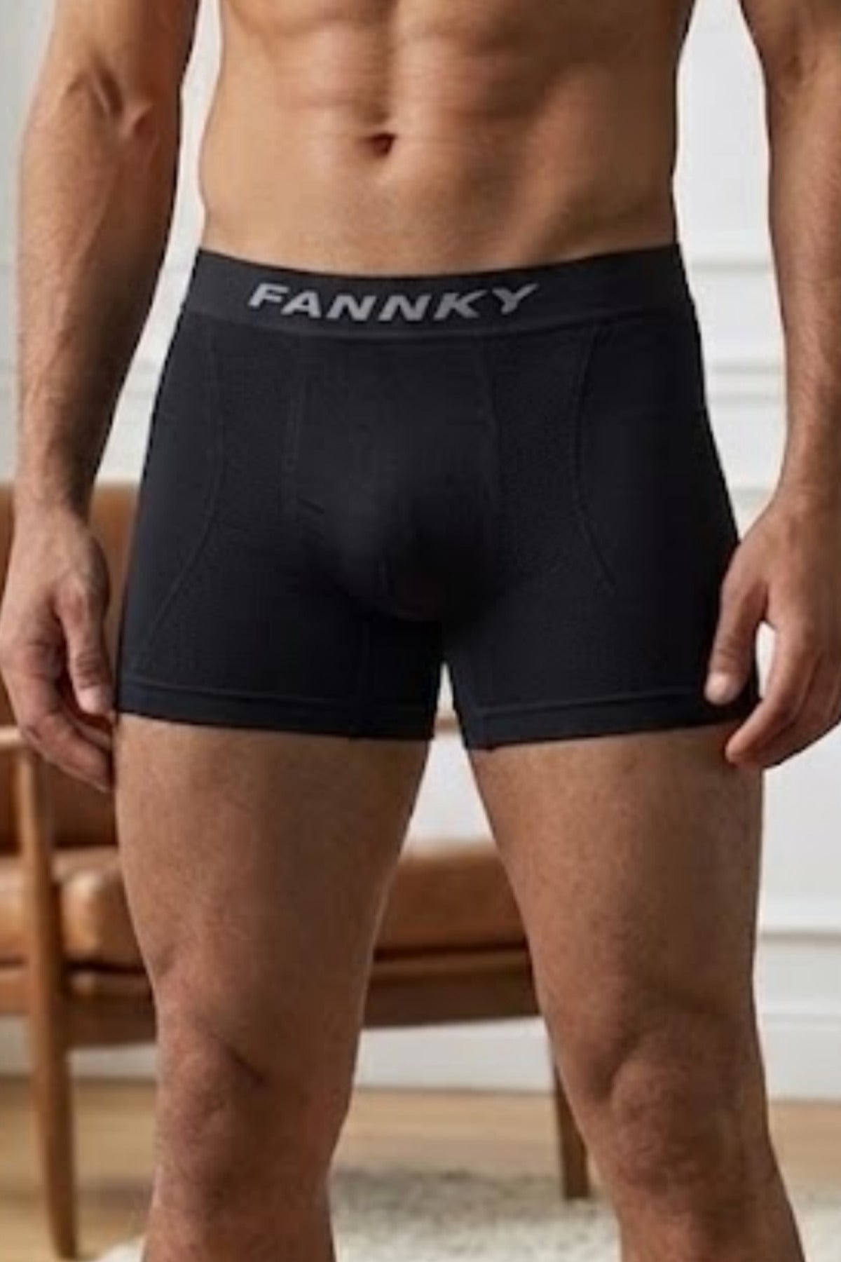 Erkek Rahat Esnek Seamless 3 Lü Boxer