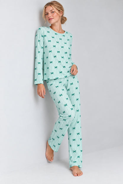 Kadın Comfort Esnek Pijama Takımı 4686