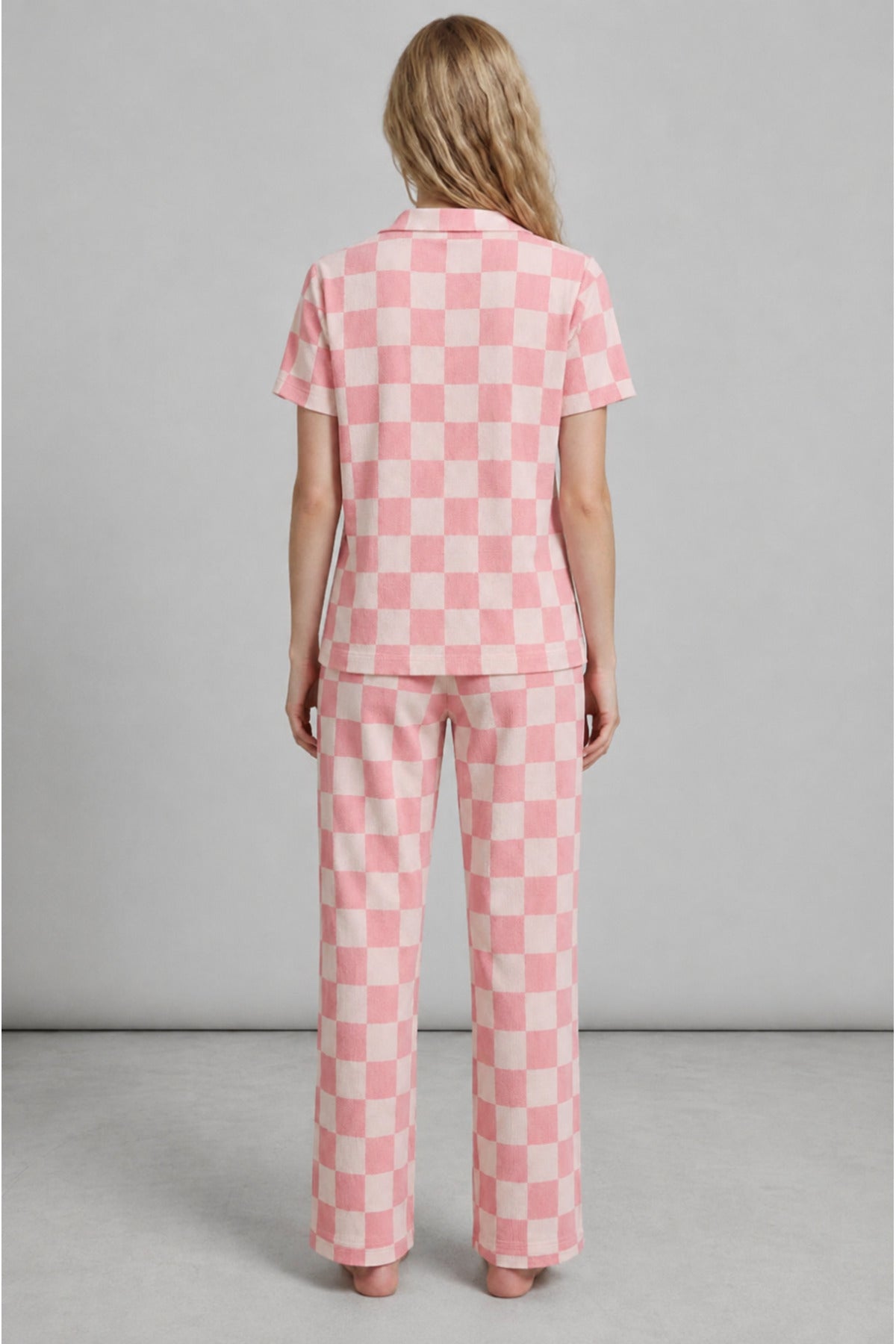 Kadın Kısa Kollu Rahat Pijama Takımı 4728