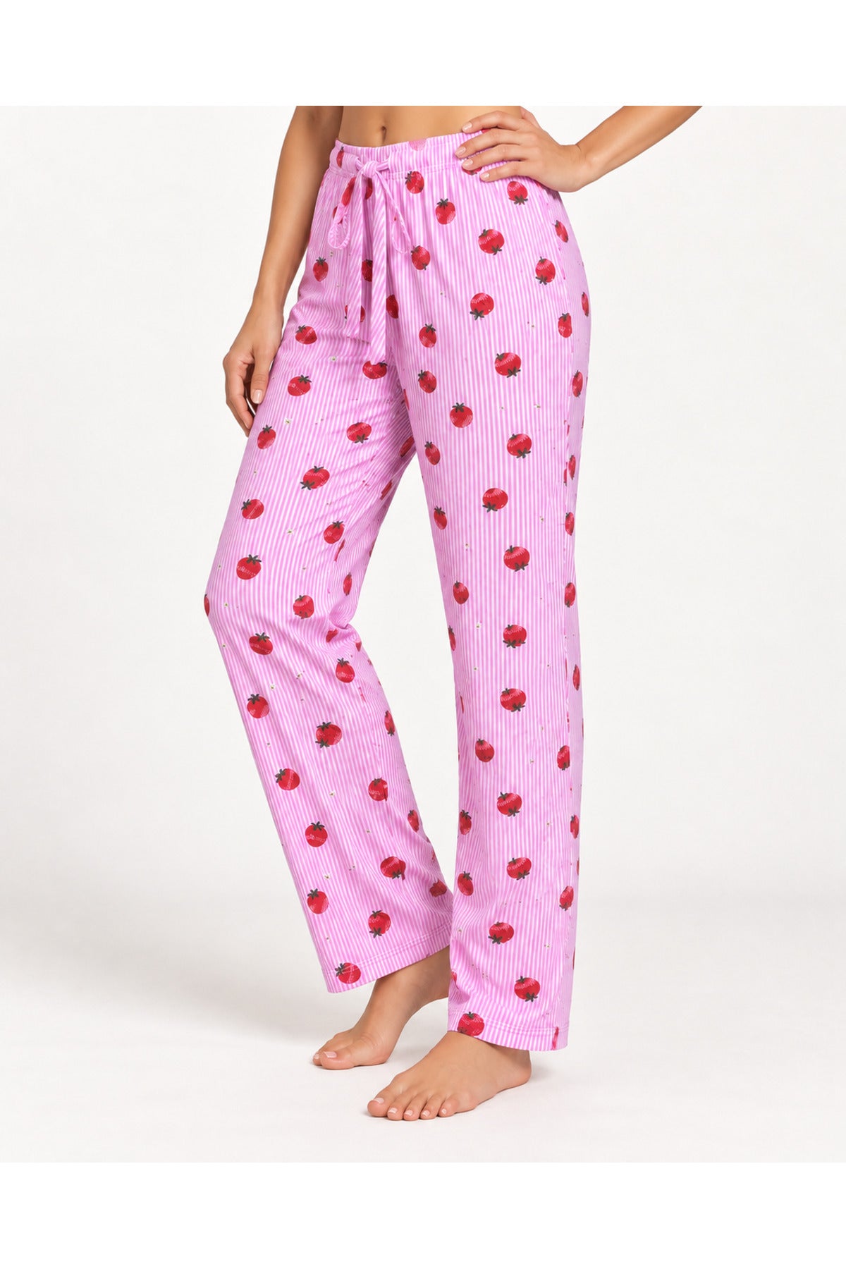 Kadın Premium Desenli Rahat Kesim Pijama Altı 4773
