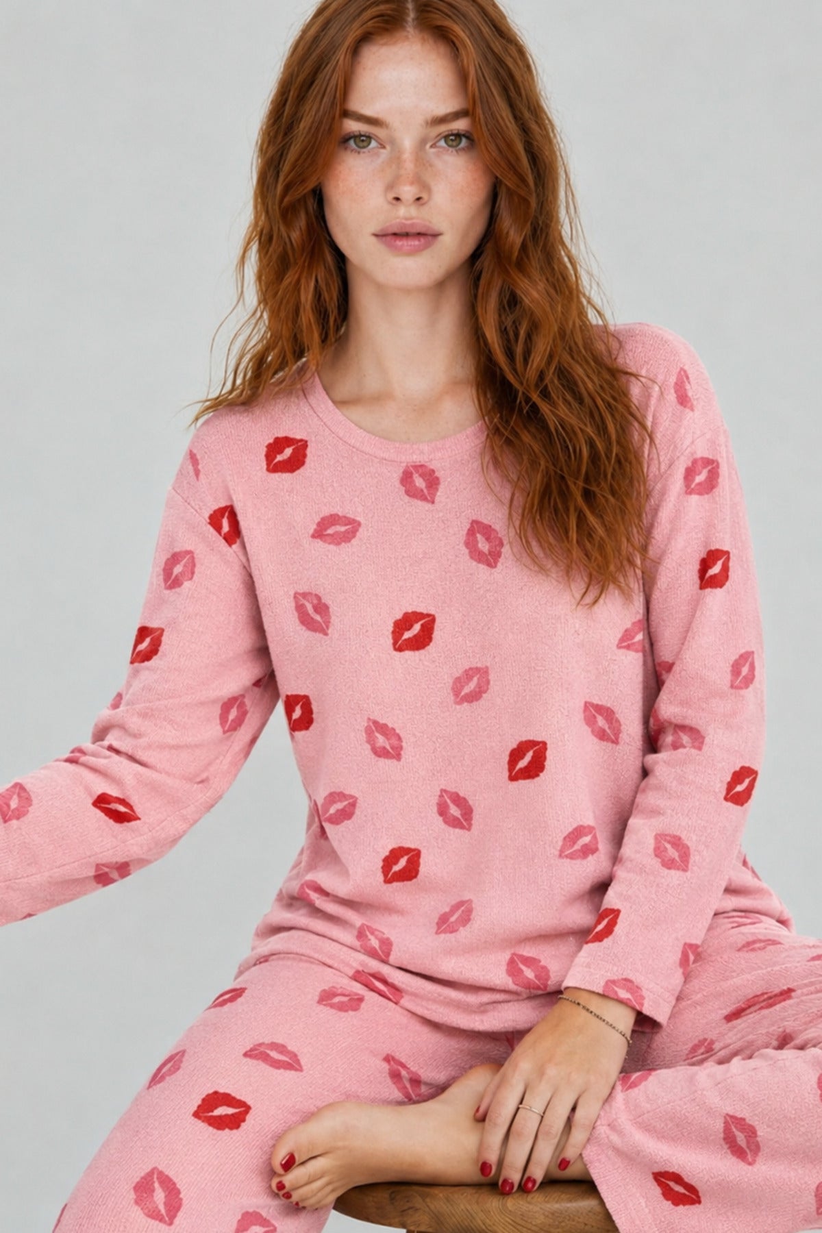 Kadın Comfort Esnek Pijama Takımı 4686