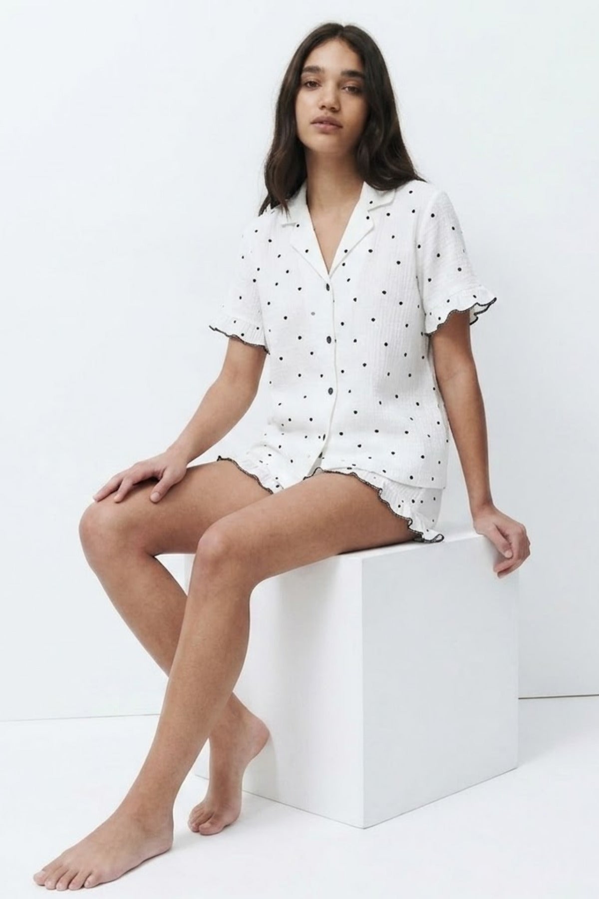 Kadın Desenli Trend Pijama Takımı