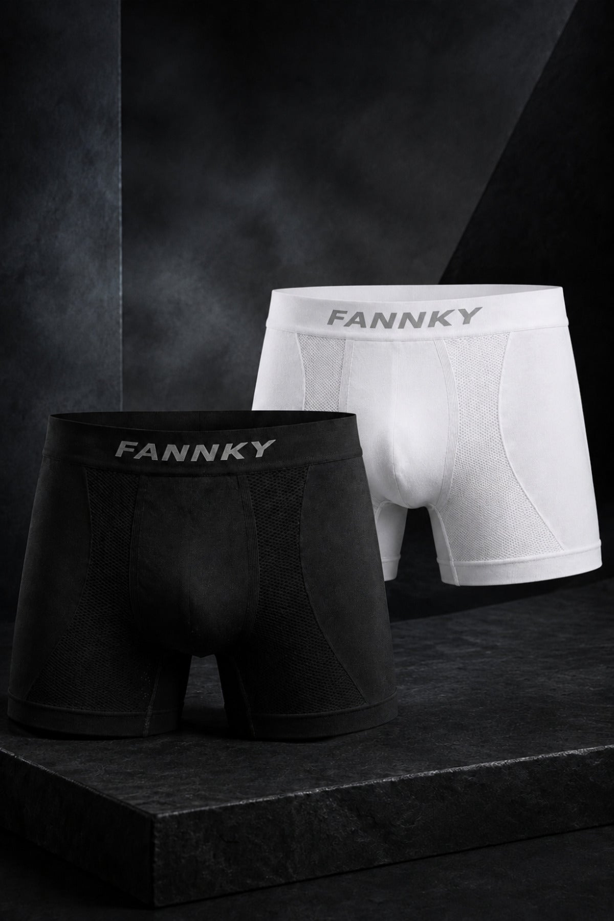 Erkek Rahat Esnek Seamless 2 Li Boxer